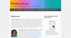 Desktop Screenshot of healthysex.com